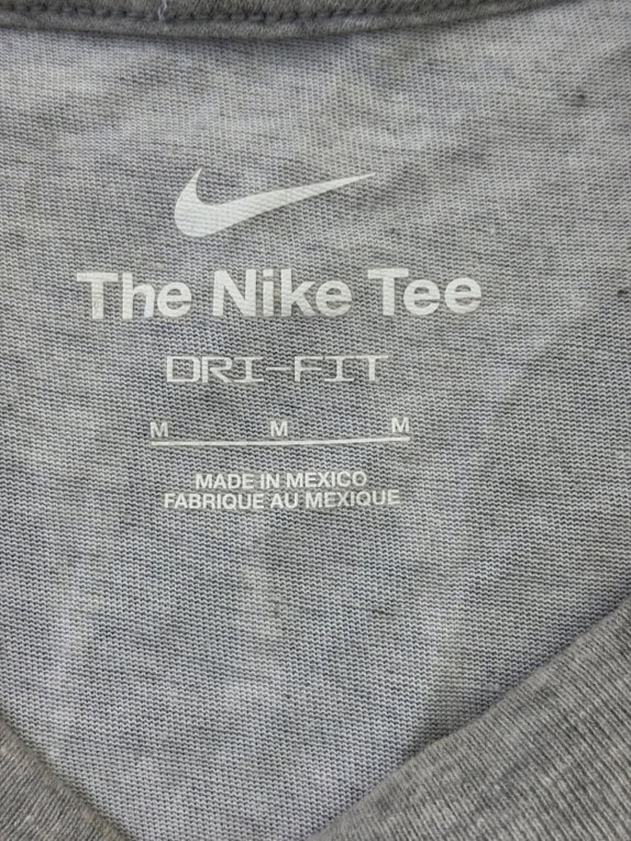 NIKE GRAPHIC TEE MINIMAL ΓΚΡΙ ΑΝΤΡΙΚΟ PRE OWNED M