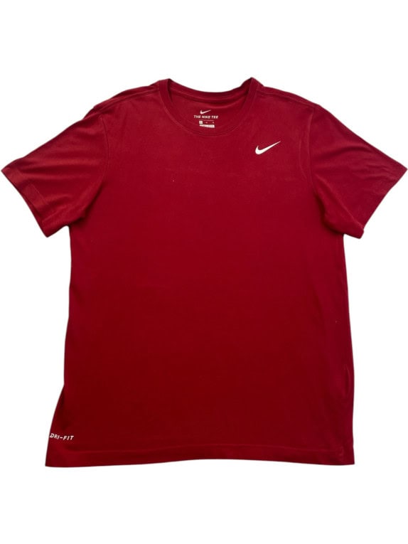 NIKE T SHIRT GRAPHIC MINIMAL ROSSO UOMO PRE OWNED M