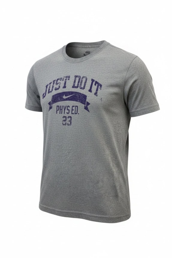 NIKE T SHIRT RETRO GRAFICA GRIGIO UOMO PRE OWNED M