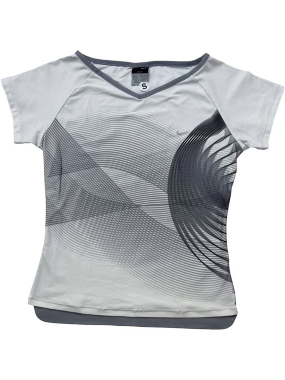 NIKE GRAPHIC TEE SPORTSWEAR ΓΚΡΙ ΓΥΝΑΙΚΕΙΟ PRE OWNED S