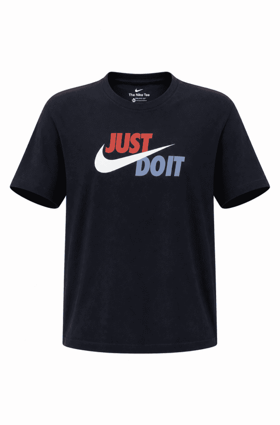 NIKE GRAPHIC TEE STREETWEAR BLACK MEN PRE OWNED XL