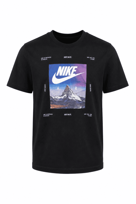 NIKE GRAPHIC TEE STREETWEAR ΜΑΥΡΟ ΑΝΤΡΙΚΟ PRE OWNED S
