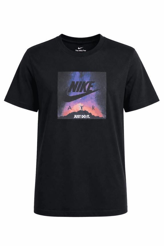 NIKE GRAPHIC TEE STREETWEAR NERO UOMO PRE OWNED M