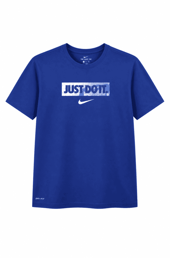 NIKE GRAPHIC TEE STREETWEAR ΜΠΛΕ ΑΝΤΡΙΚΟ PRE OWNED L