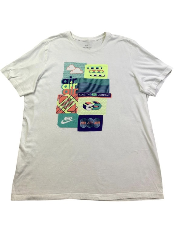 NIKE GRAPHIC TEE Y2K ΛΕΥΚΟ ΑΝΤΡΙΚΟ PRE OWNED XL