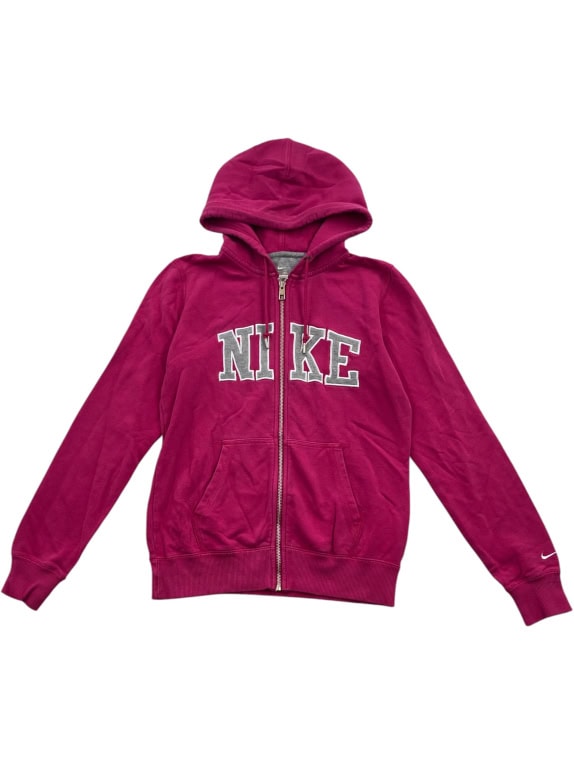 Nike Γυναικείο Hoodie Φούξια με Φερμουάρ Size S