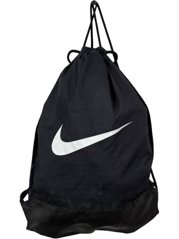 NIKE GYM SACK SPORTSWEAR BLACK UNISEX PRE OWNED