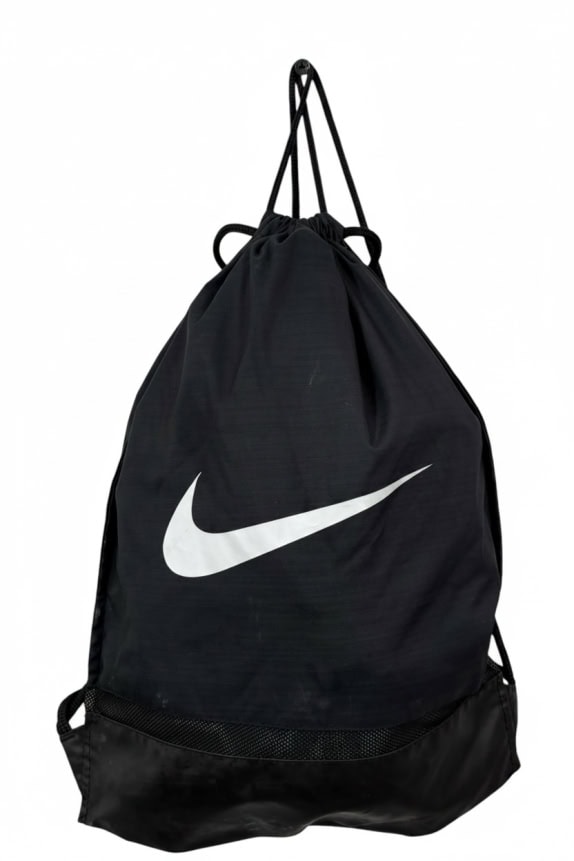 NIKE GYM SACK SPORTSWEAR BLACK UNISEX PRE OWNED