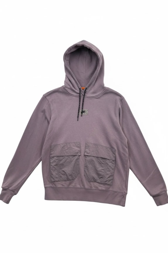Nike Hoodie Γκρι με Utility Τσέπες Unisex M