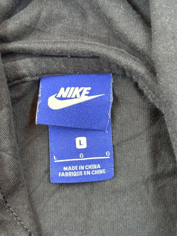 NIKE HOODIE MINIMAL FADED BLACK ΑΝΤΡΙΚΟ PRE OWNED L
