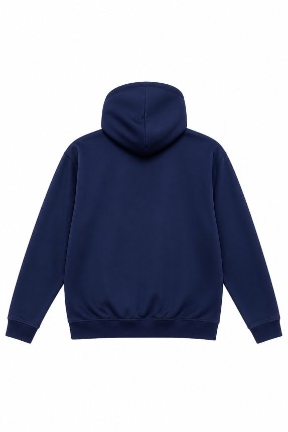 NIKE HOODIE MINIMAL NAVY UNISEX PRE OWNED XL