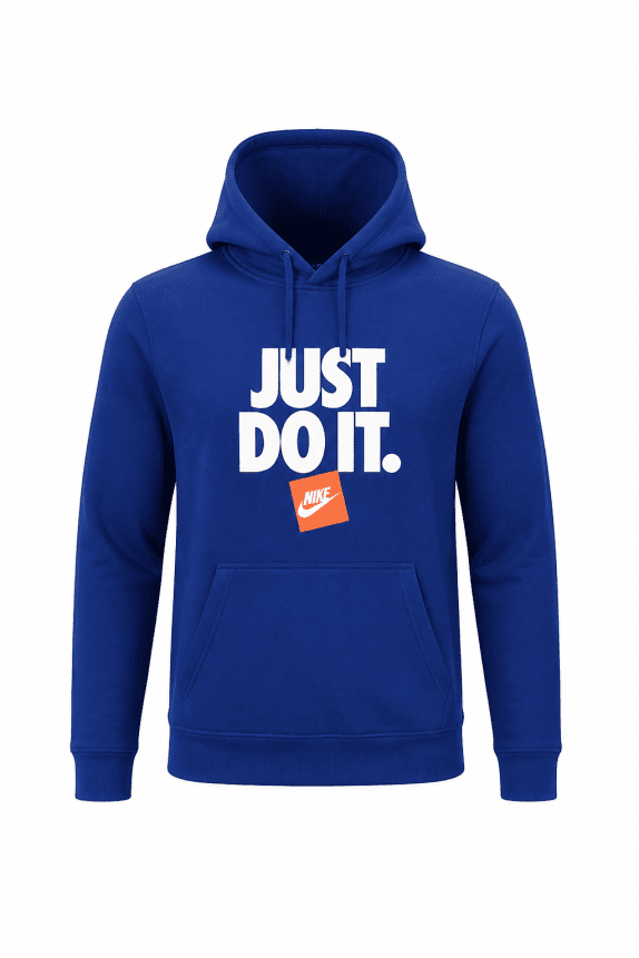 NIKE HOODIE STREETWEAR ΜΠΛΕ ΑΝΤΡΙΚΟ PRE OWNED M