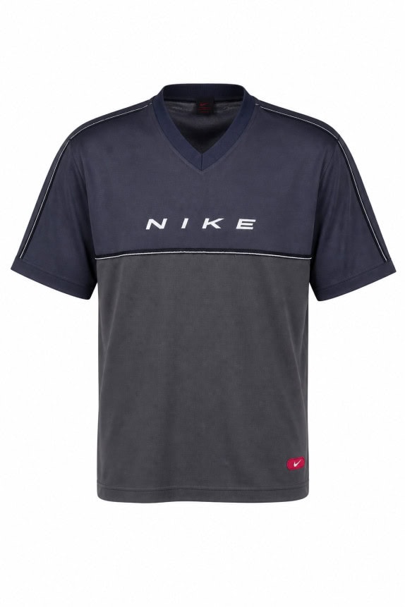 1990S NIKE JERSEY SPORTSWEAR NAVY CHARCOAL MEN PRE OWNED M