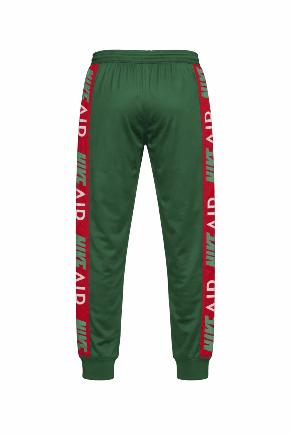 NIKE JOGGER PANTS SPORTY VERDE UOMO PRE OWNED M