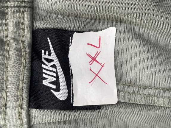 NIKE JORDAN TRACK PANTS STREETWEAR GREY ΑΝΤΡΙΚΟ PRE OWNED XXL