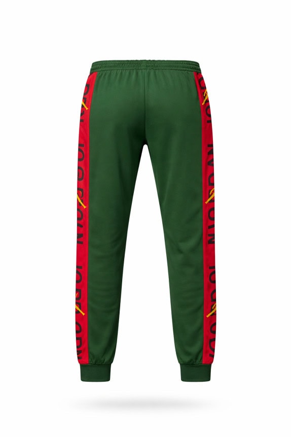 NIKE JORDAN TRACK PANTS STREETWEAR VERDE UOMO PRE OWNED M
