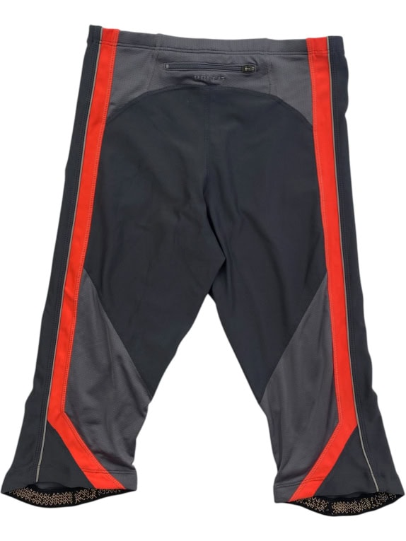 NIKE Κολάν 3/4 Αθλητικό DRI-FIT Logo Μαύρο-Γκρι Γυναικείο S
