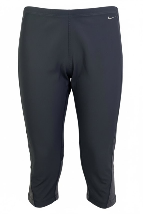 NIKE 3/4 Leggings Athletic DRI-FIT Logo Black-Grey Women’s S