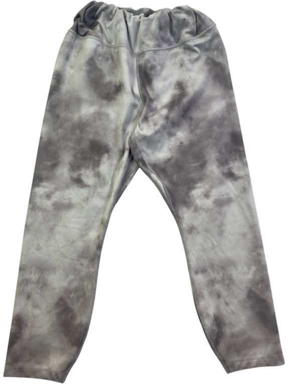 NIKE LEGGINGS ATHLETIC TIE DYE GREY WOMEN PRE OWNED L