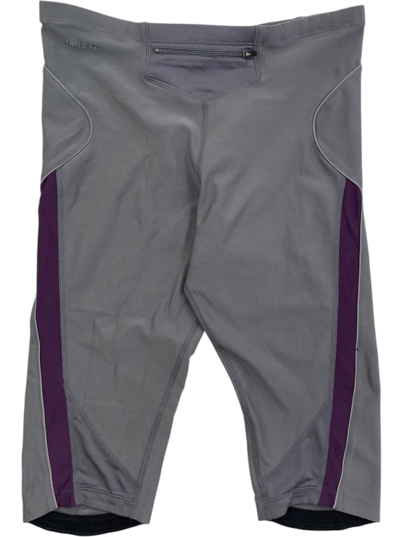 NIKE Κολάν Biker Dri-FIT Minimal Logo Γκρι Γυναικείο M