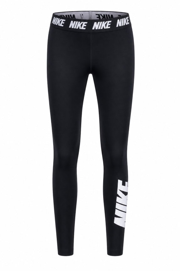 NIKE LEGGINGS SPORTIVO NERO DONNA PRE OWNED L