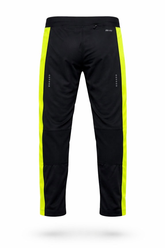 NIKE LEGGINGS SPORTSWEAR NERO GIALLO DONNA PRE OWNED S