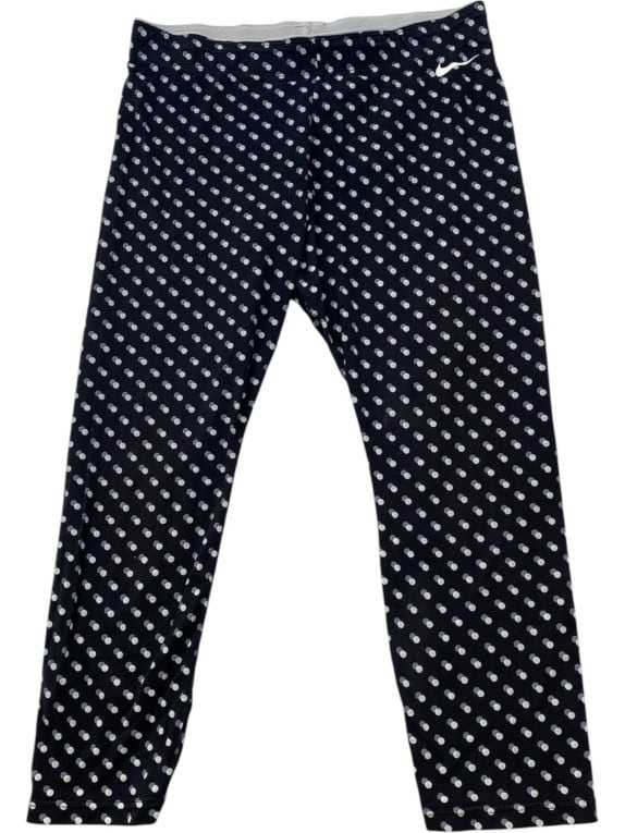 NIKE LEGGINGS GRAPHIC BLACK WOMEN PRE OWNED M