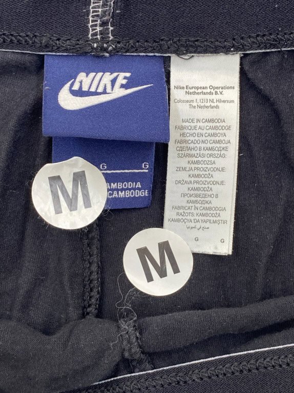 NIKE LEGGINGS GRAPHIC BLACK WOMEN PRE OWNED M