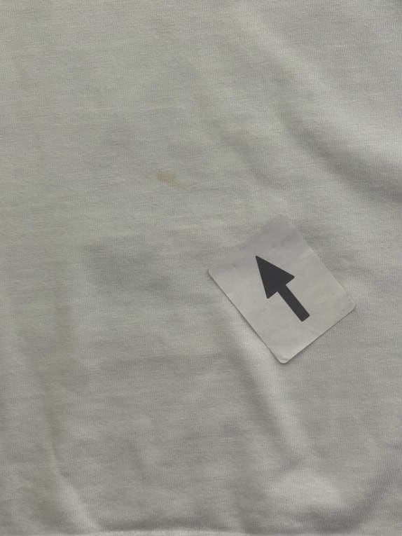 Nike White T-Shirt Basic Mini Swoosh Logo Size M