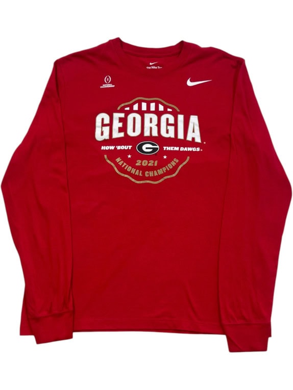 NIKE LONG SLEEVE TEE SPORT RED ΑΝΤΡΙΚΟ PRE OWNED M