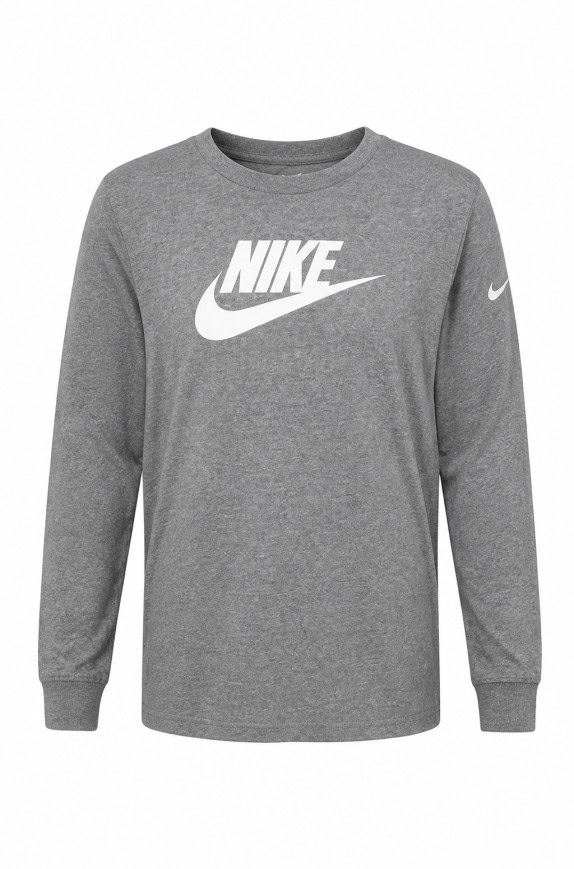 NIKE MAGLIA MANICHE LUNGHE GRAPHIC GRIGIO UOMO PRE OWNED M