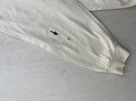NIKE LONGSLEEVE TEE STREETWEAR WHITE MENS PRE OWNED XXL