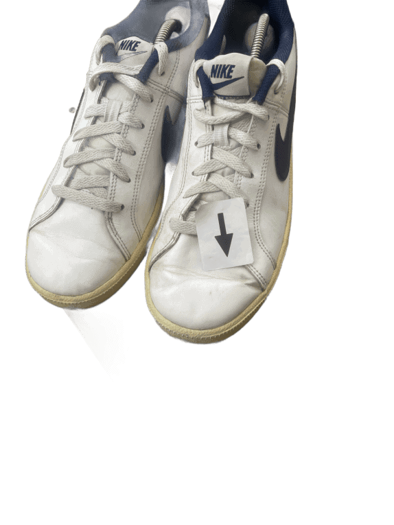 NIKE LOW TOP SNEAKERS CLASSIC OFF WHITE NAVY ΑΝΤΡΙΚΟ PRE OWNED EU 42