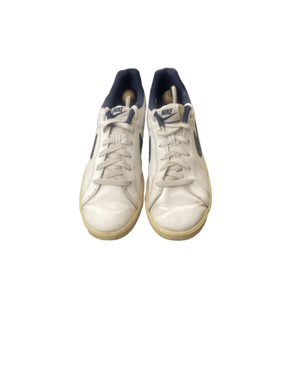 NIKE LOW TOP SNEAKERS CLASSIC OFF WHITE NAVY ΑΝΤΡΙΚΟ PRE OWNED EU 42