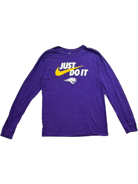 NIKE ΜΑΚΡΥΜΑΝΙΚΗ ΜΠΛΟΥΖΑ JUST DO IT LOGO ΜΩΒ UNISEX S