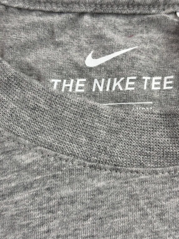 NIKE ΜΑΚΡΥΜΑΝΙΚΗ ΜΠΛΟΥΖΑ "JUST DO IT" LOGO ΓΚΡΙ UNISEX L