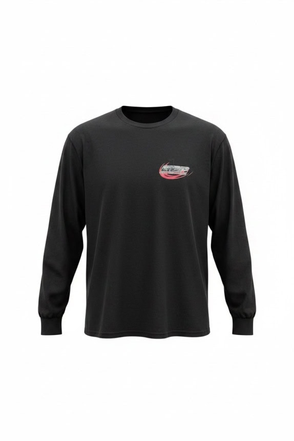 NIKE ΜΑΚΡΥΜΑΝΙΚΟ T SHIRT GRAPHIC ΜΑΥΡΟ ΑΝΤΡΙΚΟ PRE OWNED