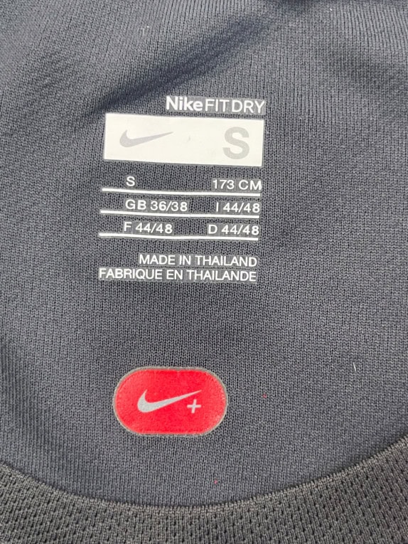 NIKE MAGLIA MANICA LUNGA ATHLETIC NERO UOMO PRE OWNED S