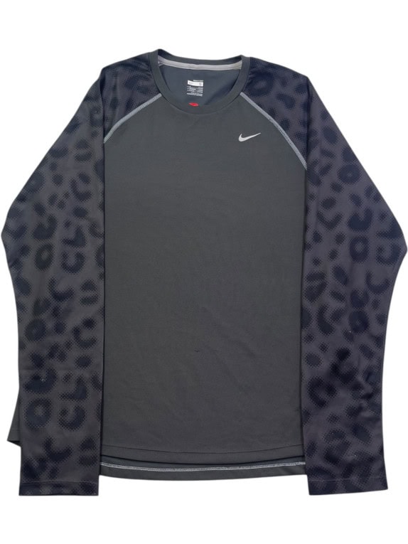 NIKE MAGLIA MANICA LUNGA ATHLETIC NERO UOMO PRE OWNED S