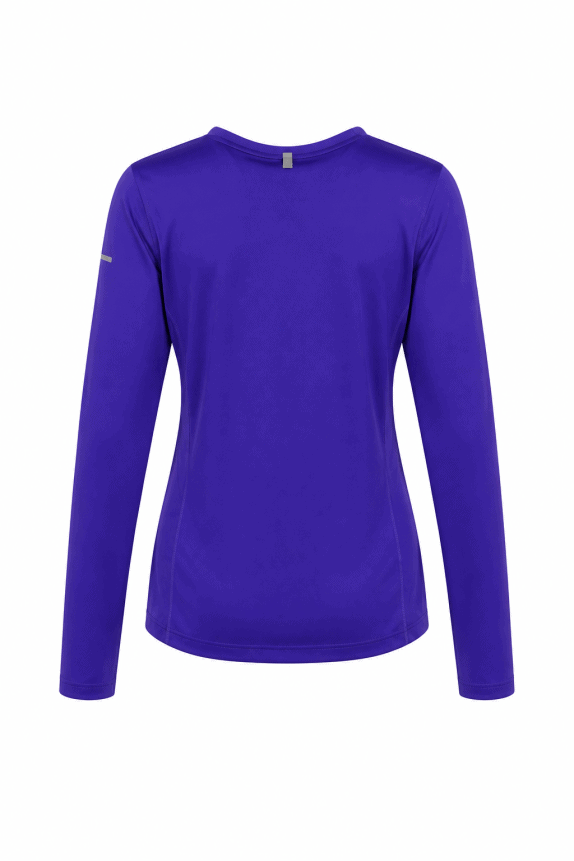 NIKE LONG SLEEVE TOP ATHLETIC PURPLE WOMEN PRE OWNED S