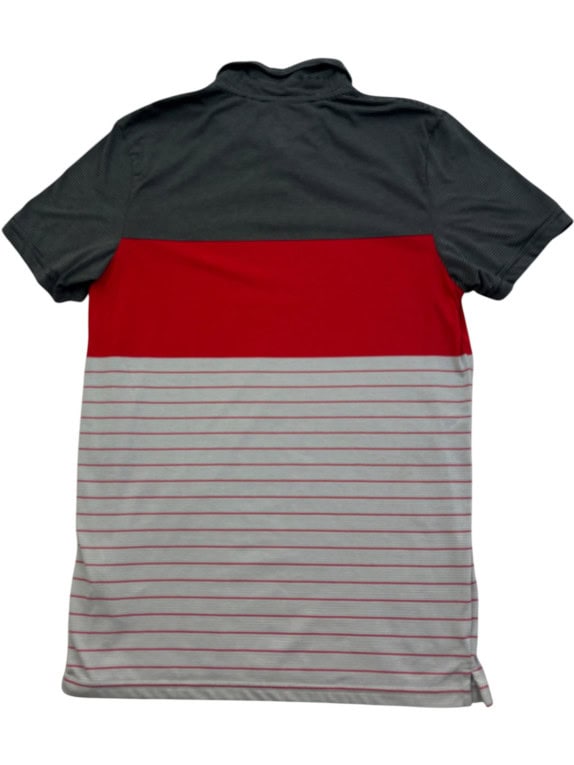 NIKE ΜΠΛΟΥΖΑ POLO SPORTSWEAR ΜΑΥΡΟ ΚΟΚΚΙΝΟ ΓΚΡΙ ΑΝΤΡΙΚΟ PRE OWNED M