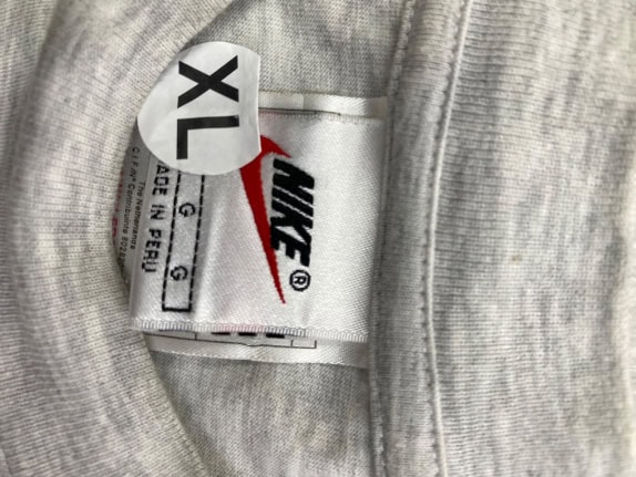 NIKE ΜΠΛΟΥΖΑ T-SHIRT VINTAGE EGMOND MARATHON 99 ΓΚΡΙ ΑΝΔΡΙΚΟ XL