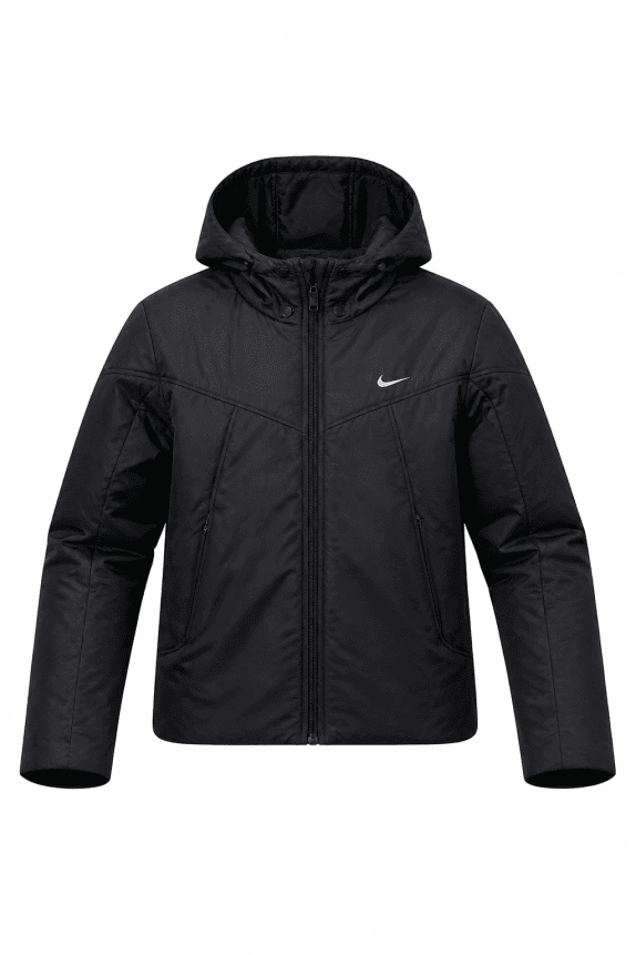 2000s NIKE ΜΠΟΥΦΑΝ ΜΕ ΚΟΥΚΟΥΛΑ ΑΘΛΗΤΙΚΟ ΜΑΥΡΟ ΑΝΤΡΙΚΟ PRE OWNED S