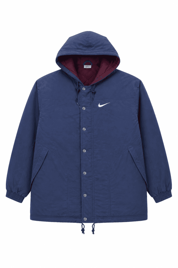 NIKE ΜΠΟΥΦΑΝ ΜΕ ΚΟΥΚΟΥΛΑ STREETWEAR NAVY ΑΝΤΡΙΚΟ PRE OWNED XL