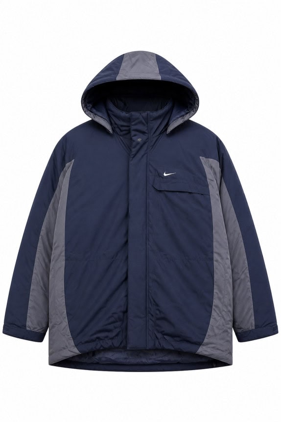 2000S NIKE ΜΠΟΥΦΑΝ ΜΠΛΕ ΑΝΤΡΙΚΟ PRE OWNED XL