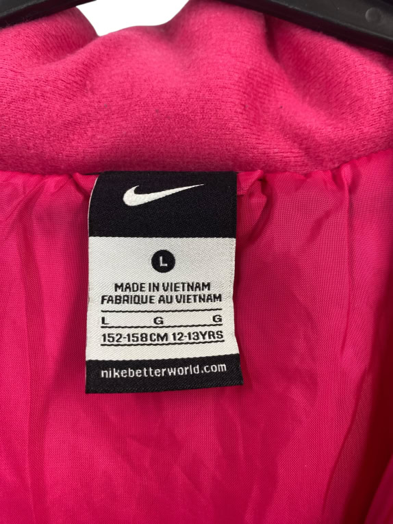 NIKE Μπουφάν Puffer Hooded Μπλε Παιδικό L (12-13 Ετών)