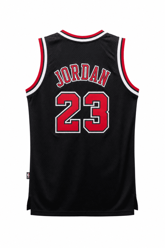 1990s NIKE ΜΠΟΥΣΙΚΑ ΤΖΕΡΣΕΪ BULLS ΜΑΥΡΟ ΑΝΤΡΙΚΟ PRE OWNED L