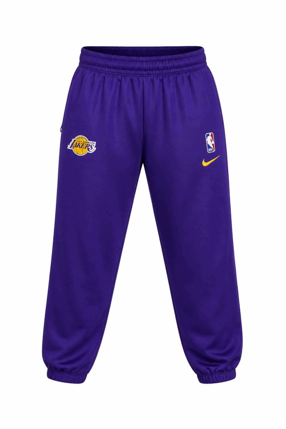 NIKE NBA LAKERS TRACK PANTS SPORTSWEAR PURPLE UNISEX PRE OWNED XS