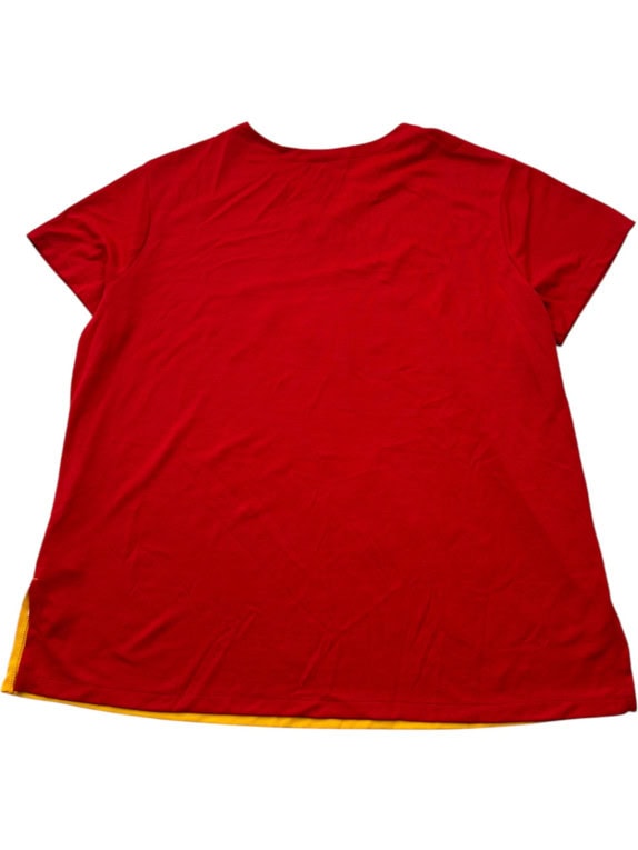 NIKE NFL KANSAS CITY CHIEFS T SHIRT SPORTSWEAR GIALLO ROSSO DONNA PRE OWNED XXL