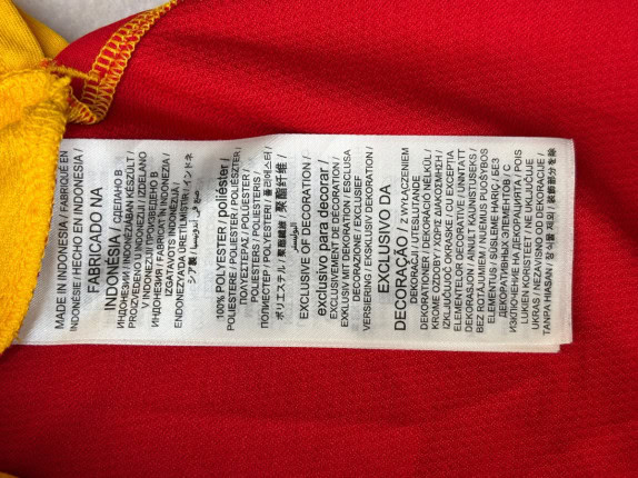 NIKE NFL KANSAS CITY CHIEFS T SHIRT SPORTSWEAR GIALLO ROSSO DONNA PRE OWNED XXL